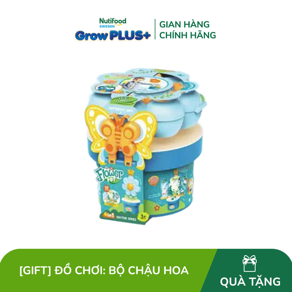 [Quà tặng không bán]Đồ chơi trẻ em bằng nhựa: Bộ chậu hoa
