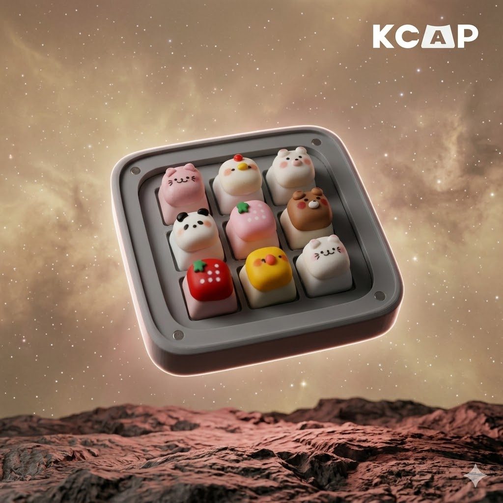Keycap Artisan Gà Con Dễ Thương Resin MOA Profile Cute Chick Keycap | KCAP - World of keycaps