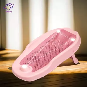 HFTOY 1 Cái Lưới Sơ Sinh Đa Năng Nhà Thơ Chống Trơn Trượt Hiện Vật Lưới Tắm Cho Bé Giường Chống Trượt Miếng Lót Có Thể Gập Lại Bồn Tắm ~