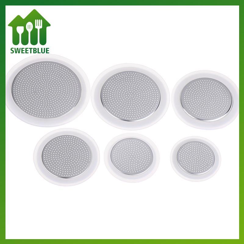 SWEET 1 Miếng Đệm Silicon Và 1Pc Nhôm Lọc Moka Nồi Cà Phê Có Thể Thay Thế Với 3 / 6 / 9 / 12 Cốc Moka Express n