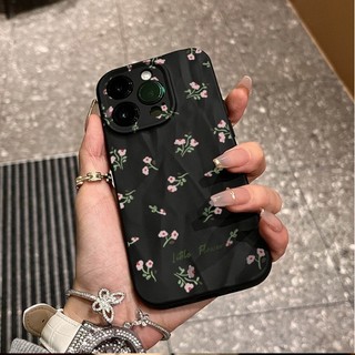 Dành Cho IPhone 17 16 15 14 13 12 11 Pro Max X XR XS Max 7 8 Plus Đơn giản hoa vỡ hoa xếp li vỏ mềm