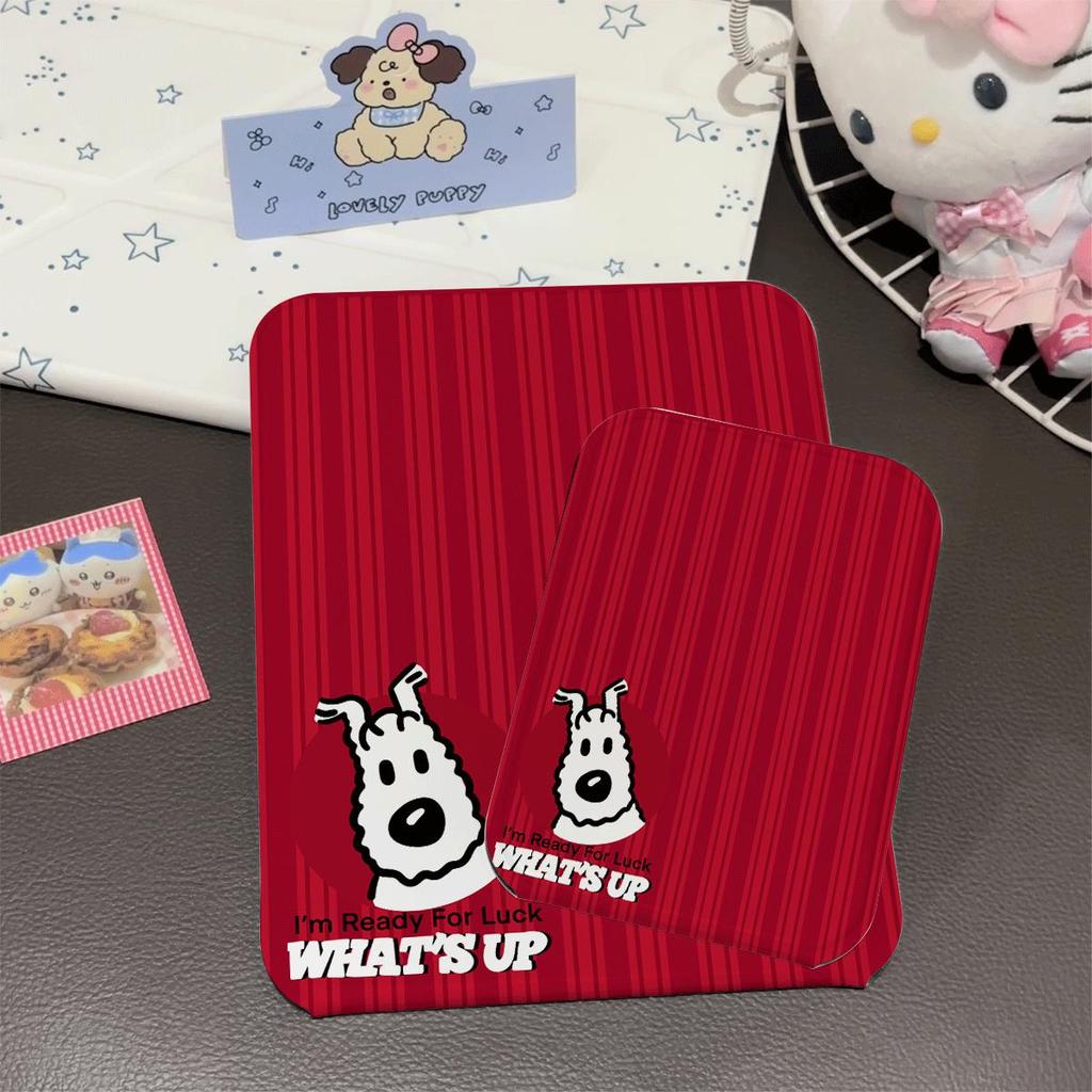 Red Dog Gương gấp gọn n làm đẹp nữ sinh cao cấp không mắ