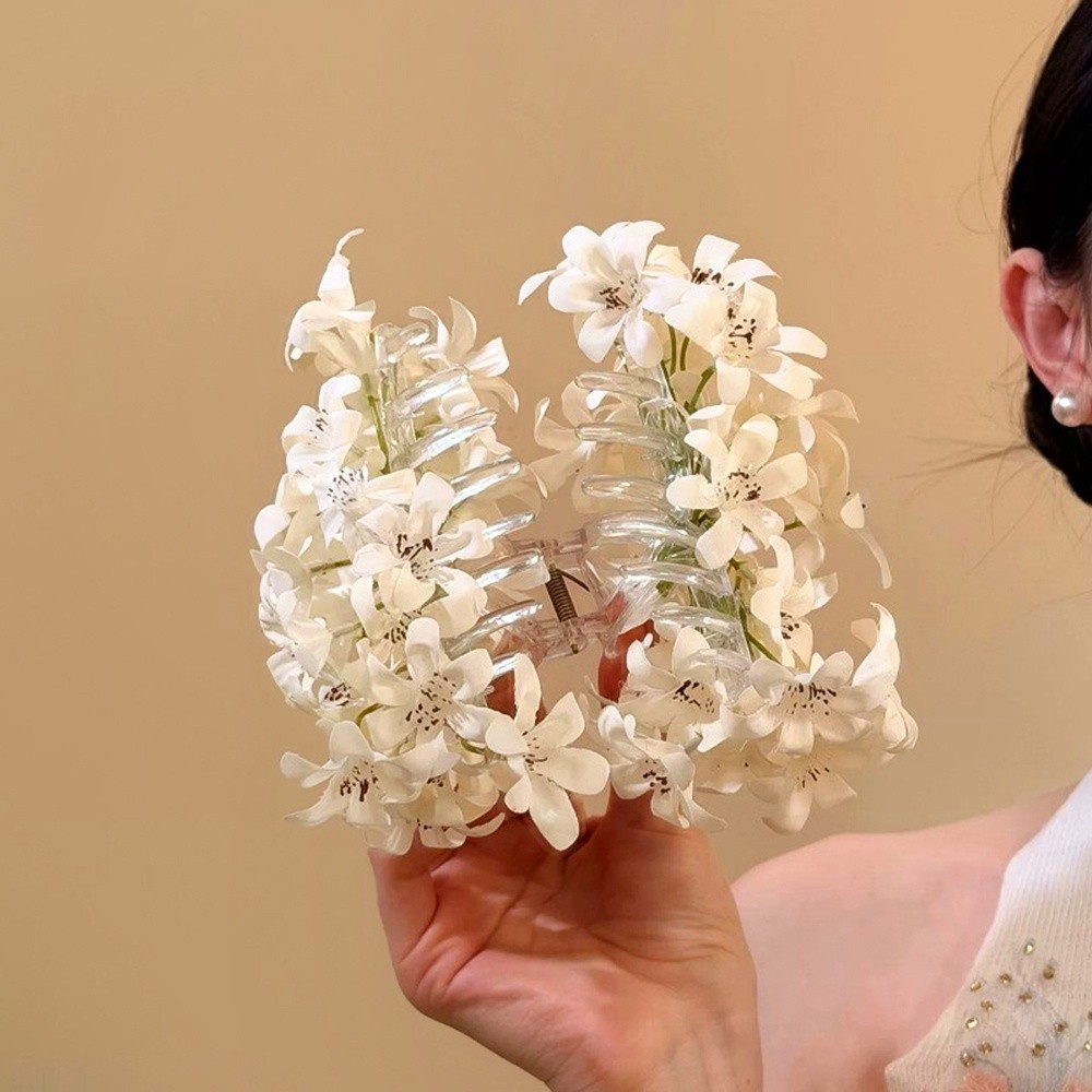 Kẹp Tóc Hoa YICA, Kẹp Tóc Hoa Hàn Quốc, Kẹp Vuốt Tóc Đẹp Di Động