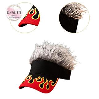 Mũ che nắng độc đáo với tóc giả thoáng khí, phù hợp cosplay và chơi golf cho cả nam và nữ