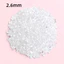 Hạt Perler màu thủy tinh GILL, Máy ép nhiệt Handmade Handmade DIY Perler Hạt, Đồ chơi hạt Perler trong suốt cao 2.6mm