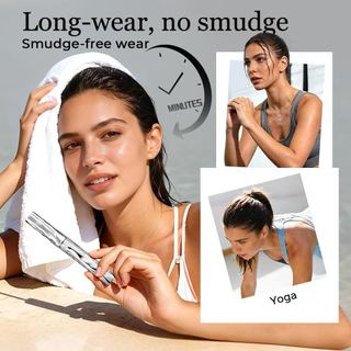 Mascara chống thấm nước với cây đũa phép kim loại Làm tăng độ dài nhanh khô Trang điểm mi để uốn tóc và sử dụng hàng ngày