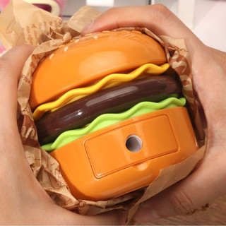【BabyJoy】Đèn burger mini đa năng,kèm gọt bút và cất đồ,đèn ngủ để bàn dễ thương quà sinh nhật ý nghĩa
