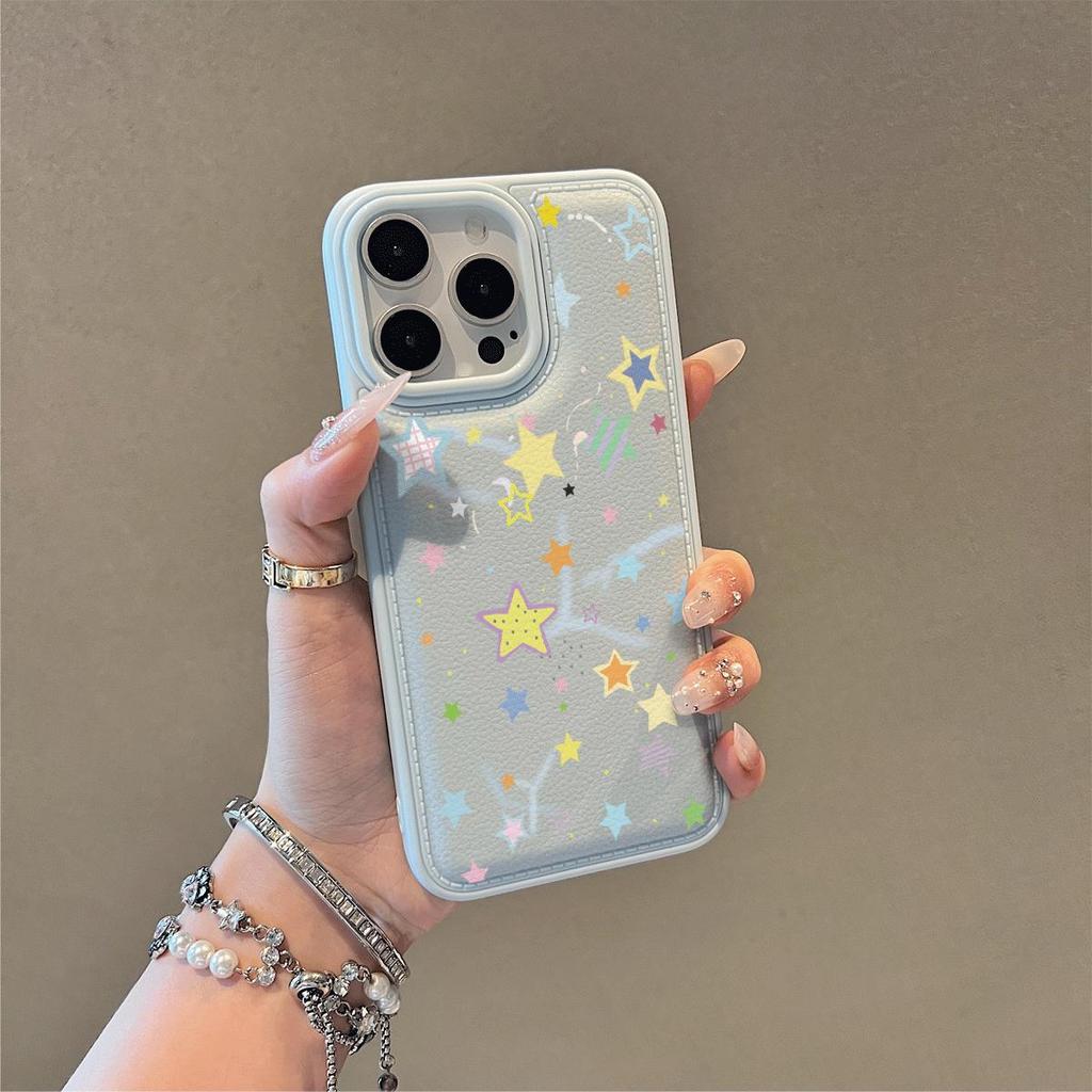 Hoa   saoPhù hợp với vỏ điện Hoaoại iPhone 17/16, vỏ b mì 15 Pro/14