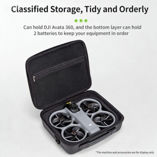 Dành Cho DJI Avata360 Drone Body Chỉ Túi Bảo Quản Nhẹ Vỏ Cứng Chống Sốc Đeo Vai Túi avata360 Toàn Cảnh Drone Phụ Kiện