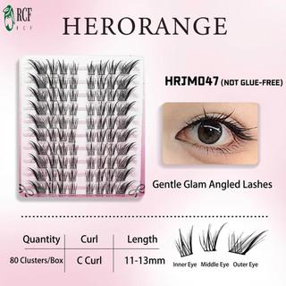 Lông mi giả loe tự nhiên Lông mi dài khối lượng lông tơ cao cấp dành cho phụ nữ và bé gái Đồ dùng mỹ phẩm