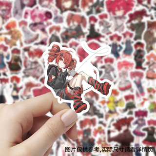 60 Chiếc Kasane Teto Anime Dán Cốc Nước Điện Thoại Tủ Máy Tính DIY Chống Thấm Nước Miếng Dán