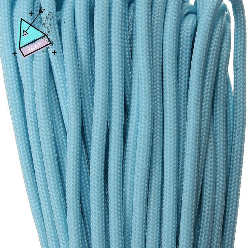 Dây dù Paracord 550Lb Nylon phát sáng trong bóng tối 9 lõi màu xanh