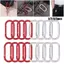 JKDESIGN Nhẫn Hình Bầu Dục Hợp Kim Nhôm Mạ - Phù hợp Cho Cắm Trại và Du Lịch