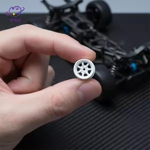 Bộ bánh xe đua HFTOY M03 M04 M05 XM01 MJX 14303 14304 4 Bộ phận nhựa chắc chắn để nâng cấp hiệu suất xe RC mượt mà ~