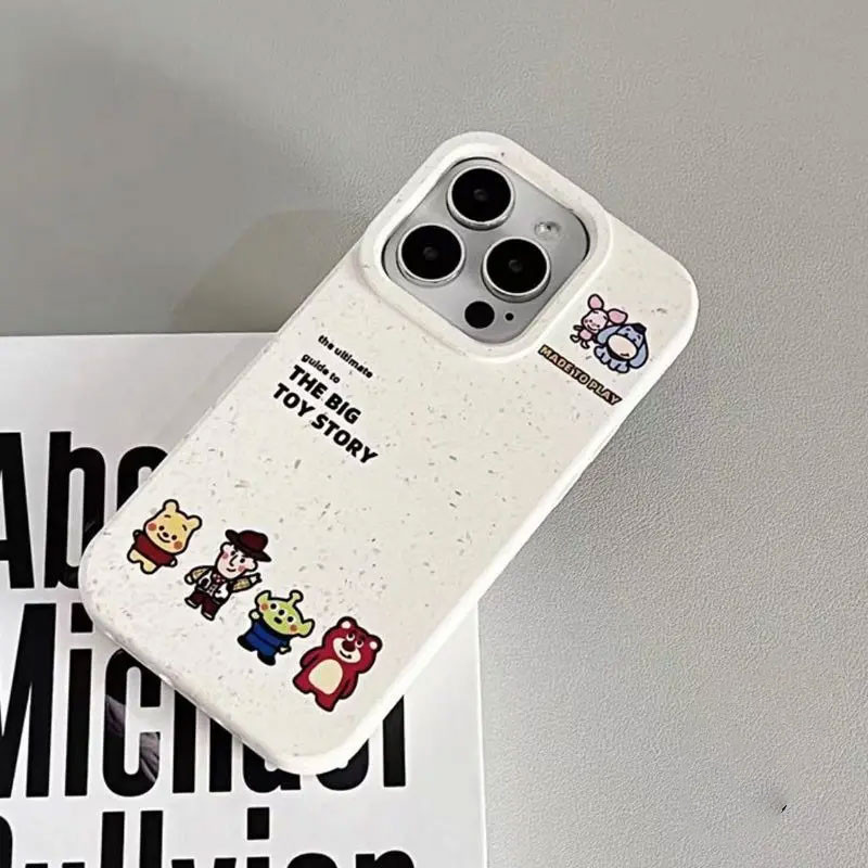 Ốp Gấu Toy Story Môi Trường Cho iPhone 11-17 Pro Max