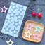 HFTOY DIY Hollow Pentagram Chocolate Khuôn Silicon, Trang Trí Bánh Đường, Khuôn Keo Nhỏ Giọt Handmade, Quà Tặng Thủ Công ~