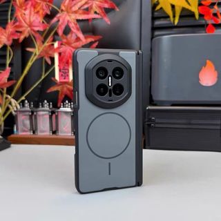 Thích hợp cho Ốp điện thoại oppofindn6 Cảm giác da từ tính oppo find n6 Vỏ mềm silicon toàn diện trục trung tâm song phương
