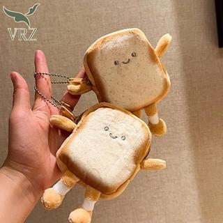 VRZ Sang Trọng Ví Bánh Mì Nướng Bánh Mì Đáng Yêu Mini Đồng Xu Di Động Sang Trọng Thẻ Chìa Khóa Tai Nghe Túi Bảo Quản Ví Mặt Dây Chuyền Móc Khóa Bé Gái Quà Tặng Đồ Chơi HOT