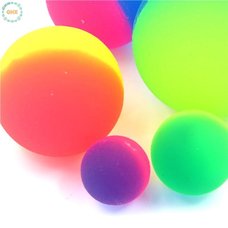 GHX 1 / 10 Chiếc Moonlight High Bounce Ball Co Giãn Juggling Jumping Balls Bouncing Ball Đồ Chơi Ngoài Trời Chơi Vui VN