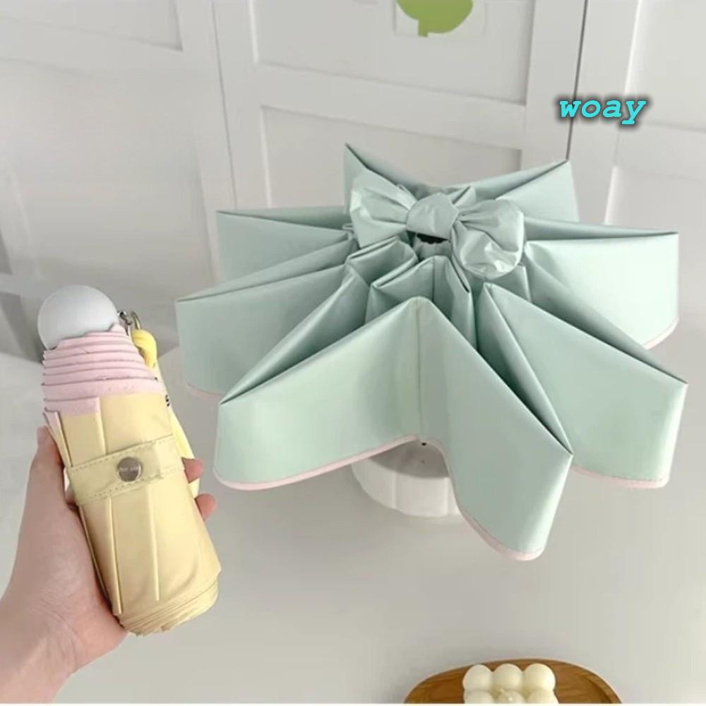 Dù Bỏ Túi WOAY Siêu Nhẹ, Bảo Vệ UV & Chống Gió, Gấp Gọn Tiện Lợi