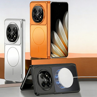 Ốp điện thoại mờ bản lề từ tính mờ cho OPPO Find N6 Find N5 Find N3 có sạc không dây Vỏ nhựa mỏng chống sốc