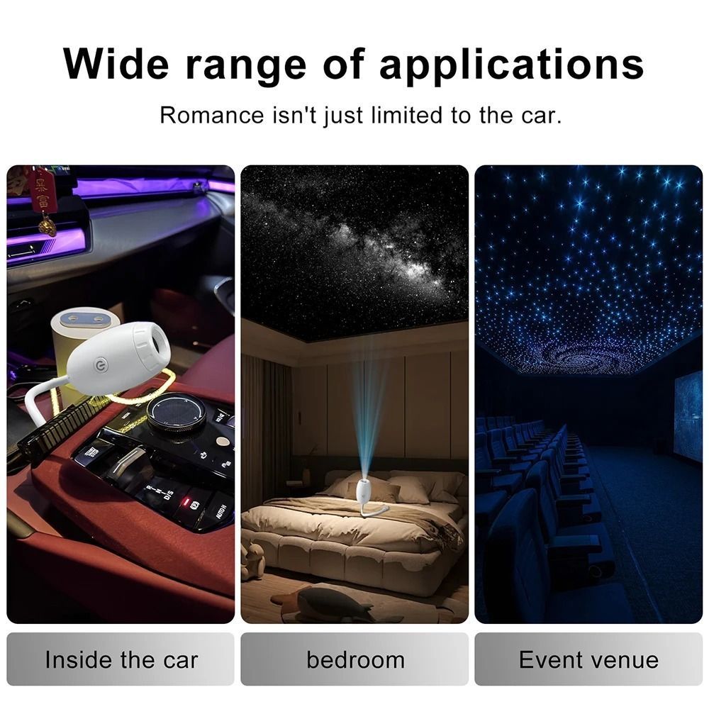 Đèn LED bầu trời đầy sao HOBBYIN - Có thể điều chỉnh độ sáng, tạo hiệu ứng galaxy tuyệt vời cho bữa tiệc