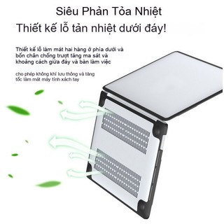 Ốp Macbook Air Pro NEO M5 M4 Lưng Cứng Linh Hoạt Cho M3 M2 M1 13 / 14 / 15 / 16 Inch 2020-2025 Vỏ Bàn Phím Miễn Phí