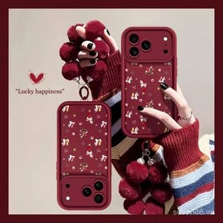 Ốp Điện Thoại Thích Hợp Cho iPhone 7 8 X XS XR XSMAX 11 12 13 14 15 16 17 Pro max Plus Air Festive Pony Chain Vỏ Bảo Vệ Chống Sốc Bao Gồm Tất Cả N1HH