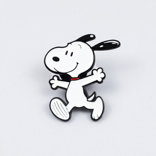 4 Cái / bộ Dễ Thương Snoopy Puppy Trâm Động Vật Kim Loại Huy Hiệu Trẻ Em Túi Trang Trí Pin