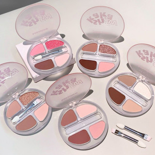 Bảng phấn mắt KAKASHOW Highlight Matte Highlight Shadow Pha trộn phấn mắt Trang điểm mắt toàn diện