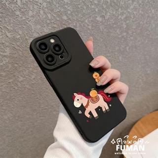 Ốp Điện Thoại Pony Dễ Thương Đơn Giản Cho OnePlus 1 + ACE 6 6T 5 3 2 Pro 3V 2V Racing Nord 3 2 N30 CE3 CE2 Lite 5G 4G Vỏ Năm Mới Trung Quốc Bảo Vệ Ống Kính Cặp Đôi Chống Rơi Ốp Lưng Mềm