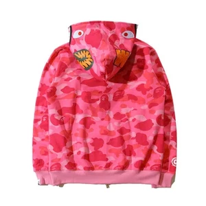 Áo Khoác Nỉ 2 Mũ PE PE Màu Hường KCloset Áo Hoodie Thêu Mũ Dày Dặn Dáng Rộng Nam Nữ NA63