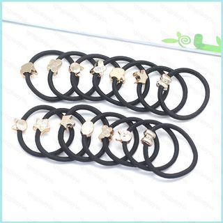 Dây buộc tóc phong cách Hàn Quốc, màu đen bền và đàn hồi tốt