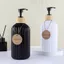 Chai bơm dưỡng da DAYBREAK, Hộp đựng xà phòng có thể nạp lại dung tích 500ML, Mẫu dây ép di động Chai báo chí rỗng có thể đổ lại Phòng tắm Salon nhà bếp