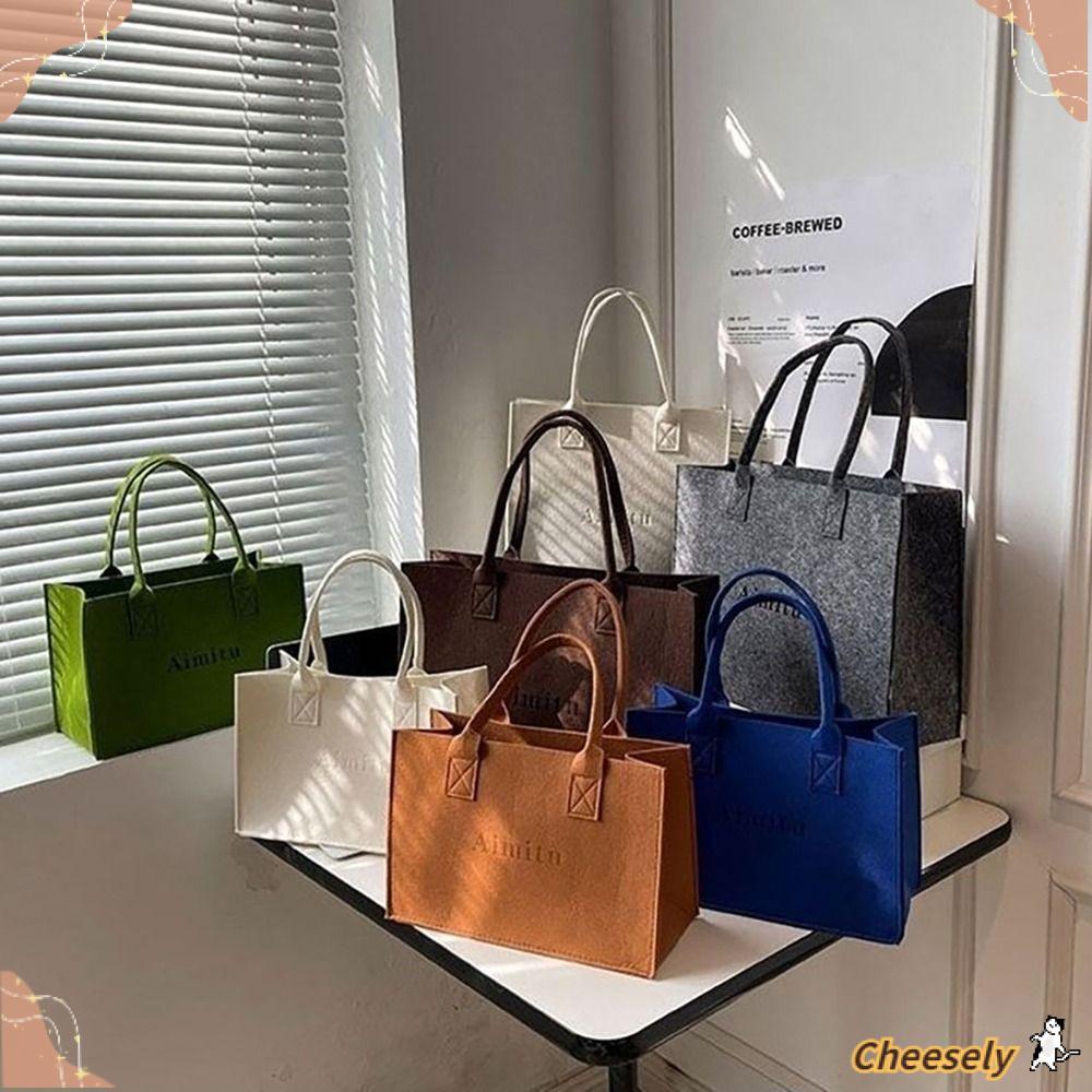 Túi đeo vai nỉ du lịch HEELY 1 chiếc, Túi đeo vai nỉ du lịch S / M / L, Túi xách đeo chéo công suất lớn màu trơn đơn giản dành cho nữ