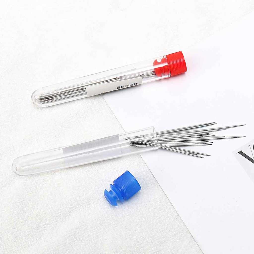 Set 18 thép không gỉ ùn mắt lớn rất Handmade khâu DIY kim sống sửa chữa quần áo thủ công may công cụ