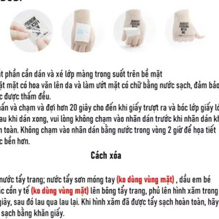 HÌNH XĂM VẾT BẦM GIẢ SIÊU THẬT DỄ DÁN DỄ GỠ PHÙ HỢP CHỤP ẢNH DIỄN XUẤT COSPLAY HÓA TRANG