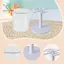 Xoay Hình Hiển Thị Ốp Lưng Hiển Thị Đứng Bảo Vệ Người Tổ Chức Hộp Bảo Quản Búp Bê Cho Mặt Dây Chuyền Bàn Nhân Vật Hành Động Sưu Tập