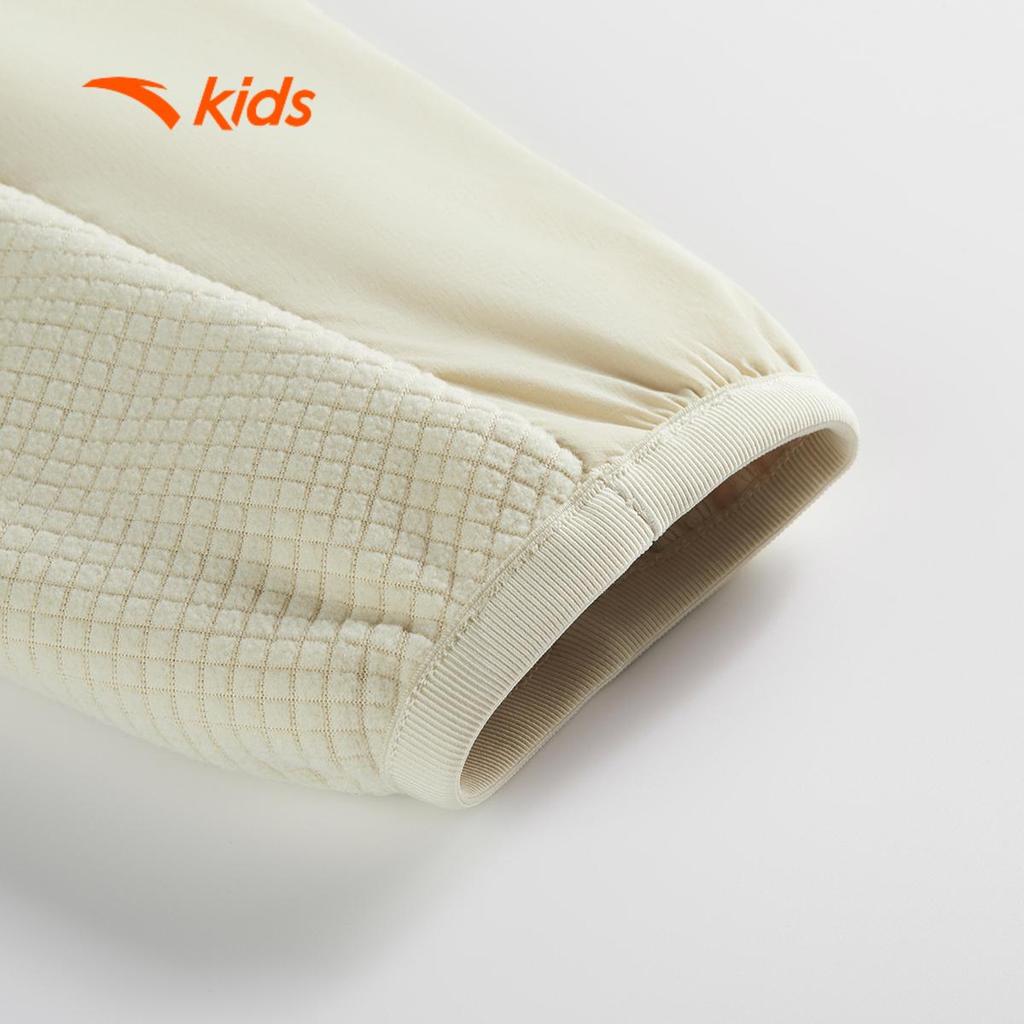 ANTA Kids Áo Dài Tay Thể Thao Bé Trai Cổ Đứng, Giữ Ấm T526A6701B