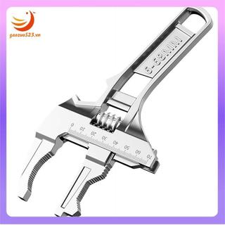 [gaozuo523.vn] Cờ lê bồn rửa có thể đảo ngược với cờ lê mở hàm 6-68mm Bạc có thể điều chỉnh 6-68mm