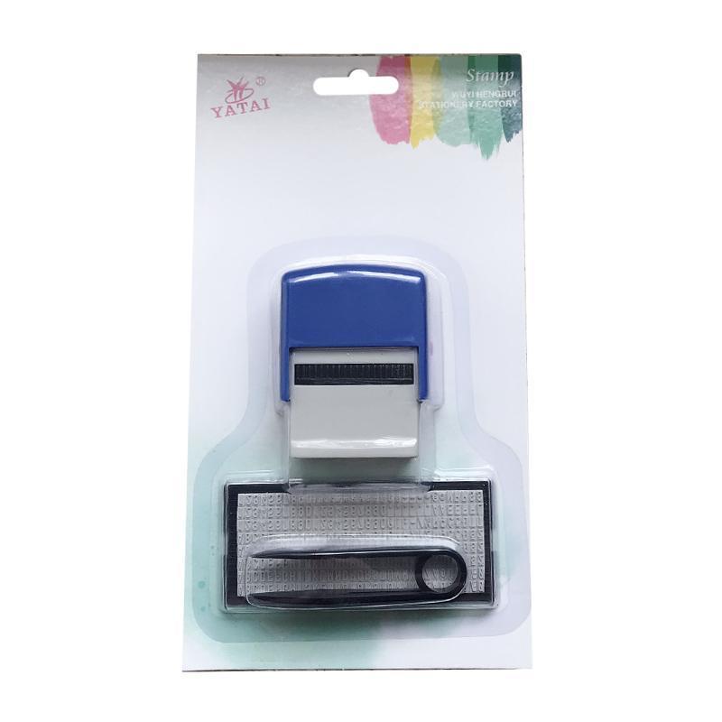 Newsmallbrains Bộ Tem Cao Su DIY Tùy Chỉnh Cá Tính Tự Mực Địa Chỉ Kinh Doanh Tên Số Chữ Tem Thủ Công Mỹ Nghệ Pring Tem Cao Su NSB