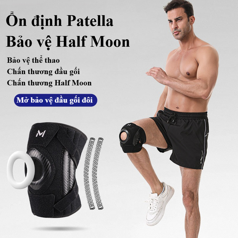 Bó Gối Thể Thao, Chất Liệu Co Dãn Thoáng Khí, Có Thể Quấn Và điều Chỉnh áp Lực, Bảo Vệ Phục Hồi Chấn Thương