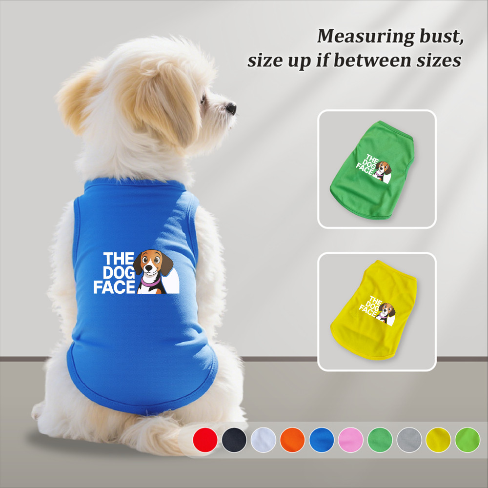 Áo vest cho thú cưng có kích cỡ S-2XL, in begle, có nhiều màu sắc và thoáng khí cho mùa hè, thích hợp cho cả sử dụng trong nhà và ngoài trời, và phù hợp với tất cả chó và mèo nhỏ.