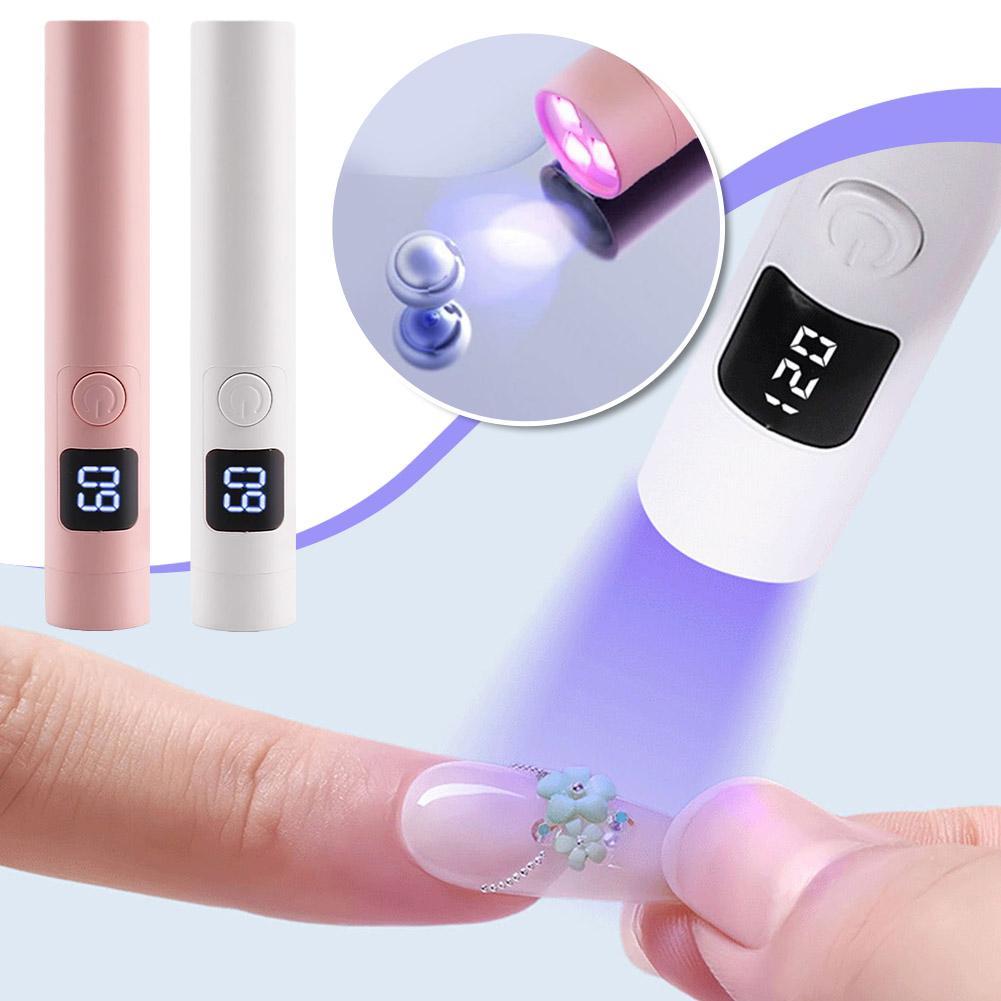 Đèn Móng Tay Cầm Tay Mini Di Động Máy Sấy Móng Tay Nhanh Gel Dụng Cụ Ánh Sáng Salon Làm Móng Tay Cutics M7p0
