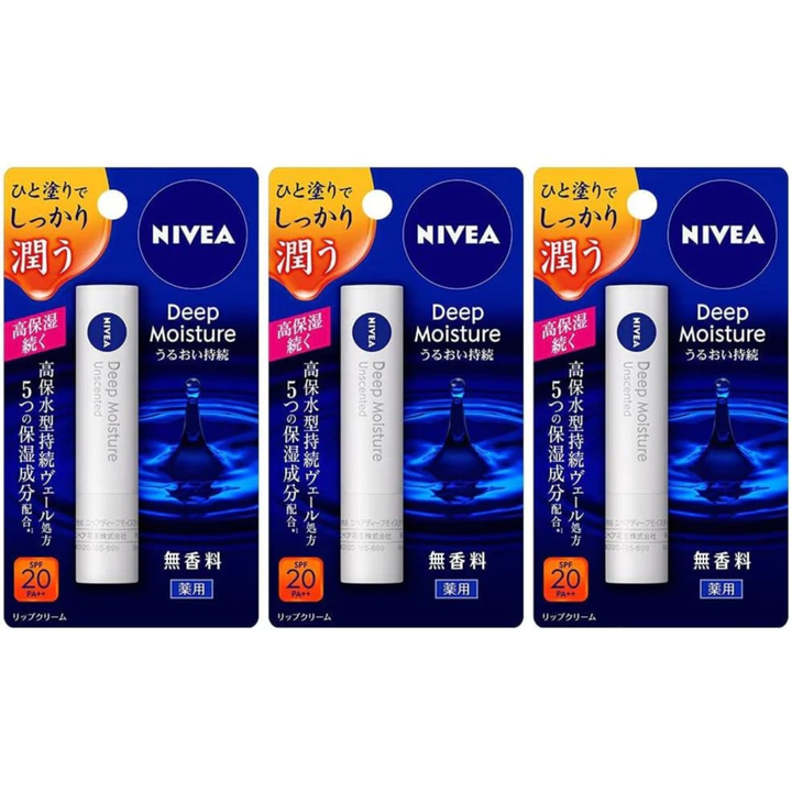 Son dưỡng môi Nivea Deep Moisture Lip nội địa Nhật - Tokyoshop