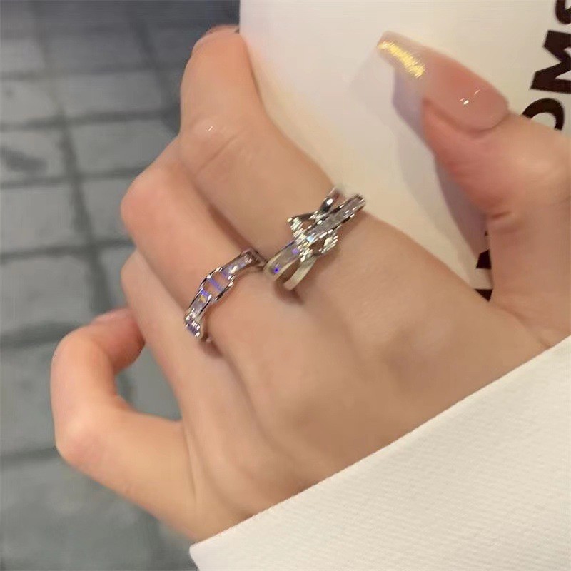 Nhẫn zircon nữ sang trọng, sành điệu - Thiết kế độc đáo trên Instagram
