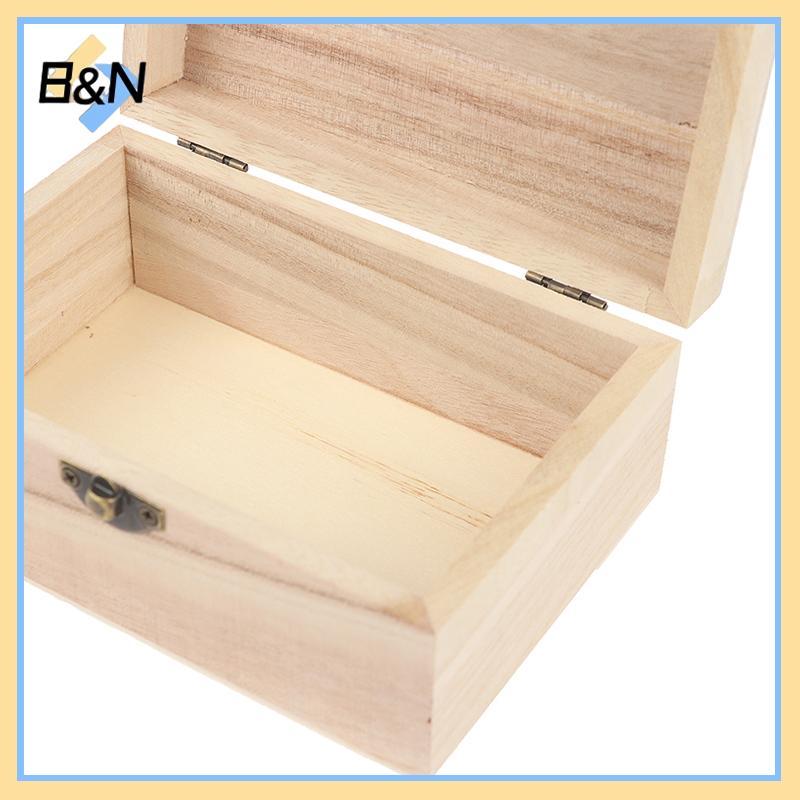 Hộp đựng đa năng bằng gỗ B & N có nắp Hộp đựng đồ trang sức Trang trí nội thất.