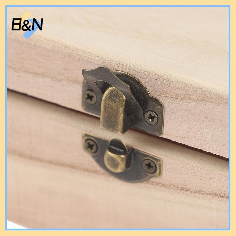 Hộp đựng đa năng bằng gỗ B & N có nắp Hộp đựng đồ trang sức Trang trí nội thất.