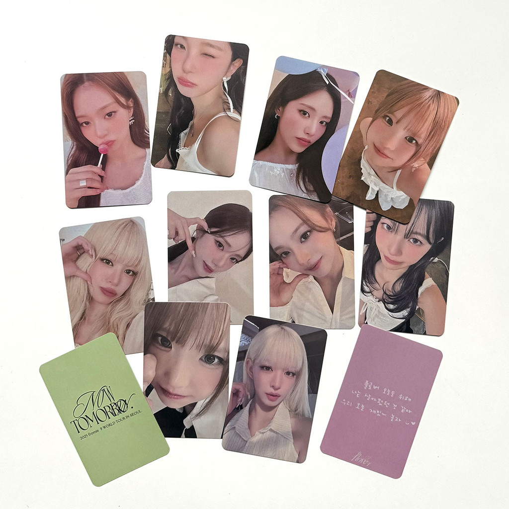SQ3 5 Cái / bộ Fromis 9 LOMO Card TOUR THẾ GIỚI NGAY TOMORROW Park Ji Won Bưu Thiếp Bộ Sưu Tập Ngôi Sao Ngoại Vi QS3