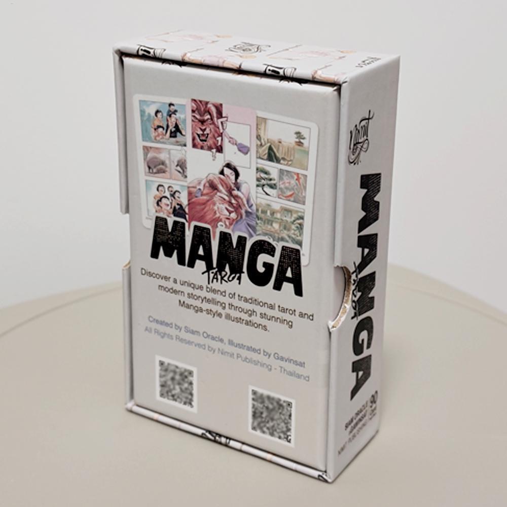 Manga Tarot Deck - 78 lá Anime Style Tarot Bộ bài bói toán kể chuyện hiện đại dành cho người mới bắt đầu